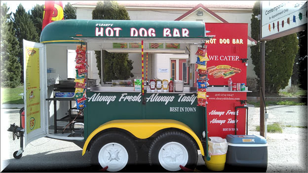 Hot Dog Bar at Rocky Mtn Grange-sm